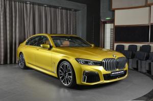 BMW 730Li M Sport Package Austin Yellow by Abu Dhabi Motors 2019 года